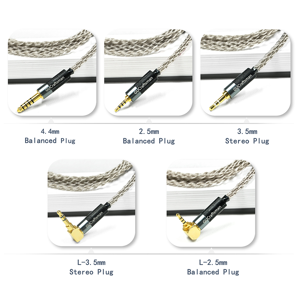 单晶银入耳式插头选择